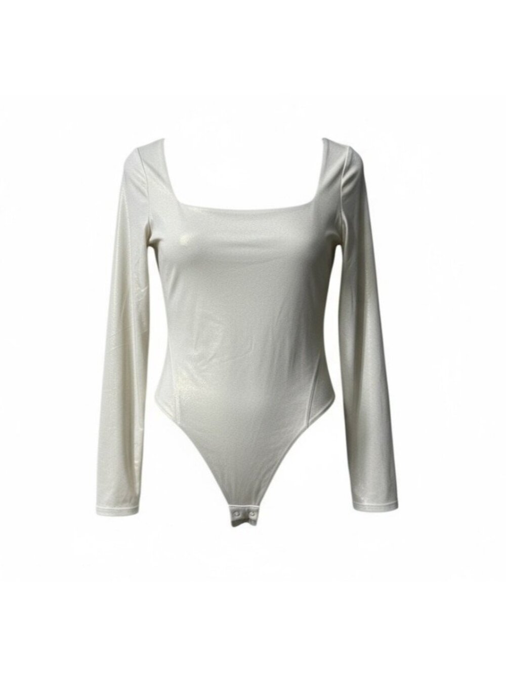 Lululemon XS Square-Neck Bodysuit Nulu Long Sleeve Thong Cut W3INRS LXBO NWT
